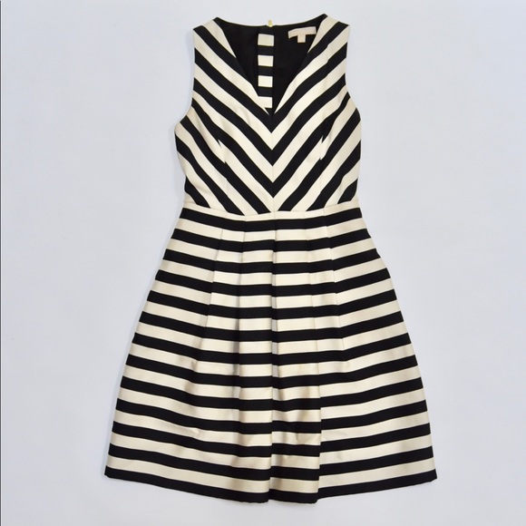 White Striped Cocktail Dress | Poshmark